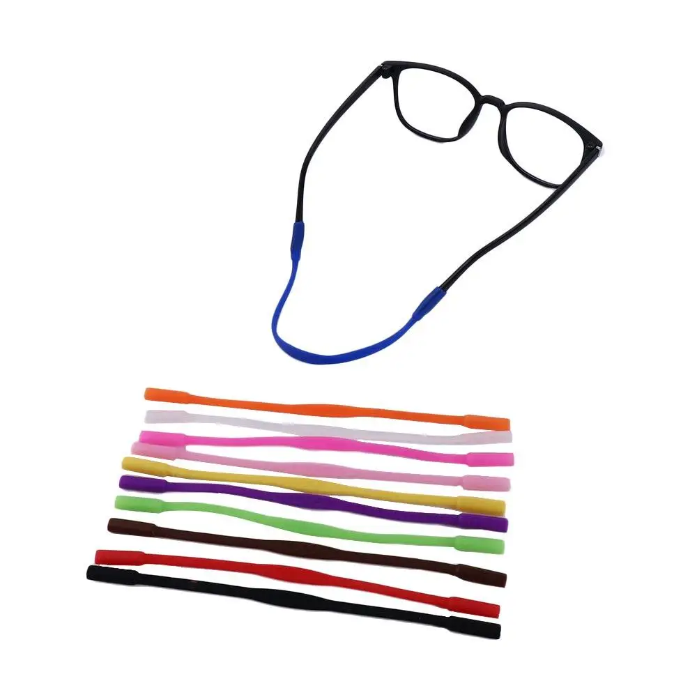 High Elastic Solid Color Silicone Fashion Sunglasses Rope Eyeglass Chains Sunglasses Band Glasses Cord
High Elastic Solid Color Silicone Fashion Sunglasses Rope Eyeglass Chains Sunglasses Band Glasses Cord