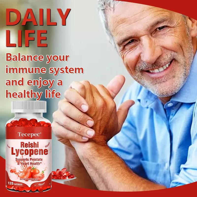 TECEPEC Premium Reishi Lycopene, Dietary Supplement, Supports Antioxidant, Heart, and Overall Health, 30/60/120 Capsules
TECEPEC Premium Reishi Lycopene, Dietary Supplement, Supports Antioxidant, Heart, and Overall Health, 30/60/120 Capsules