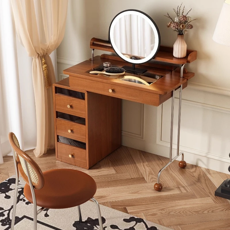French retro style solid wood dresser chest cabinet integrated bedroom small apartment makeup table storage cabinet bedside
French retro style solid wood dresser chest cabinet integrated bedroom small apartment makeup table storage cabinet bedside