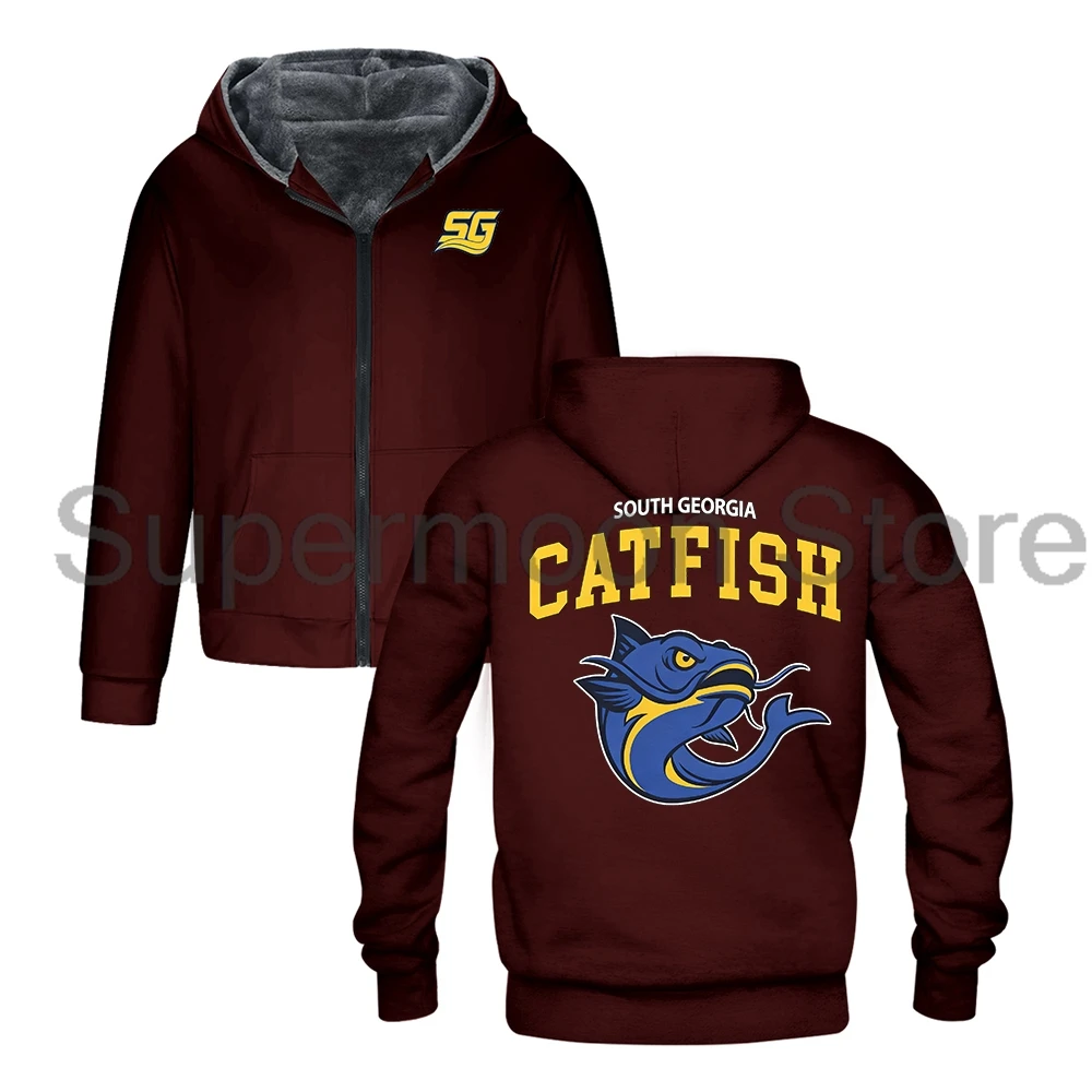Chad Powers South Georgia Catfish Logo Zipper Hoodies Long Sleeve Streetwear Women Men Jacket Parkas Unisex Winter Coat
Chad Powers South Georgia Catfish Logo Zipper Hoodies Long Sleeve Streetwear Women Men Jacket Parkas Unisex Winter Coat
