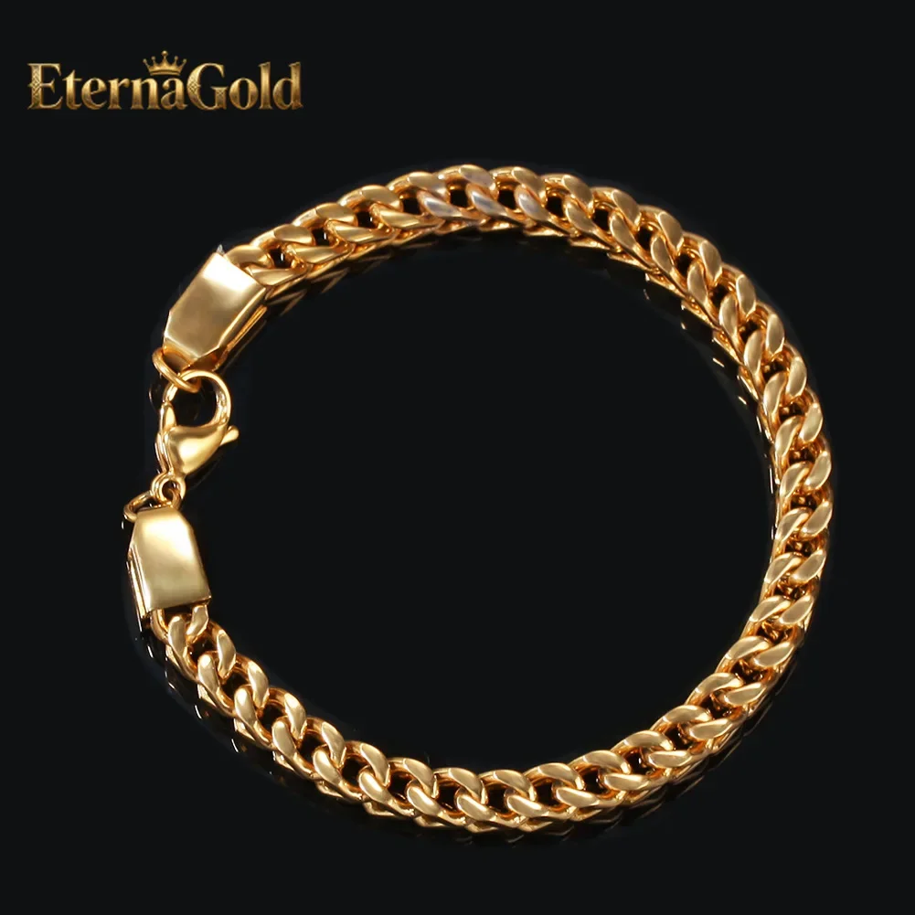 EternaGold Luxury 24K 9999 Pure Gold real gold Men's Hip-Hop Simple 6mm Bracelet
EternaGold Luxury 24K 9999 Pure Gold real gold Men's Hip-Hop Simple 6mm Bracelet