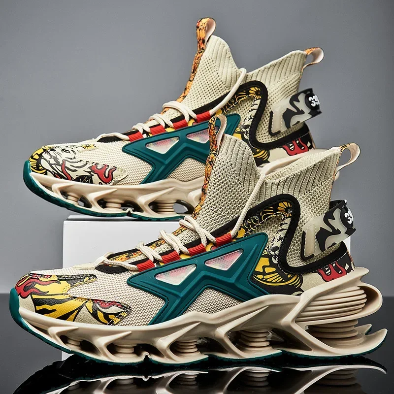 Men's 2024 Spring and Autumn New Thick Sole Men's Casual Shoes High Top Shoes Mesh Shoes Thick Sole Elevated Outdoor sneakers
Men's 2024 Spring and Autumn New Thick Sole Men's Casual Shoes High Top Shoes Mesh Shoes Thick Sole Elevated Outdoor sneakers