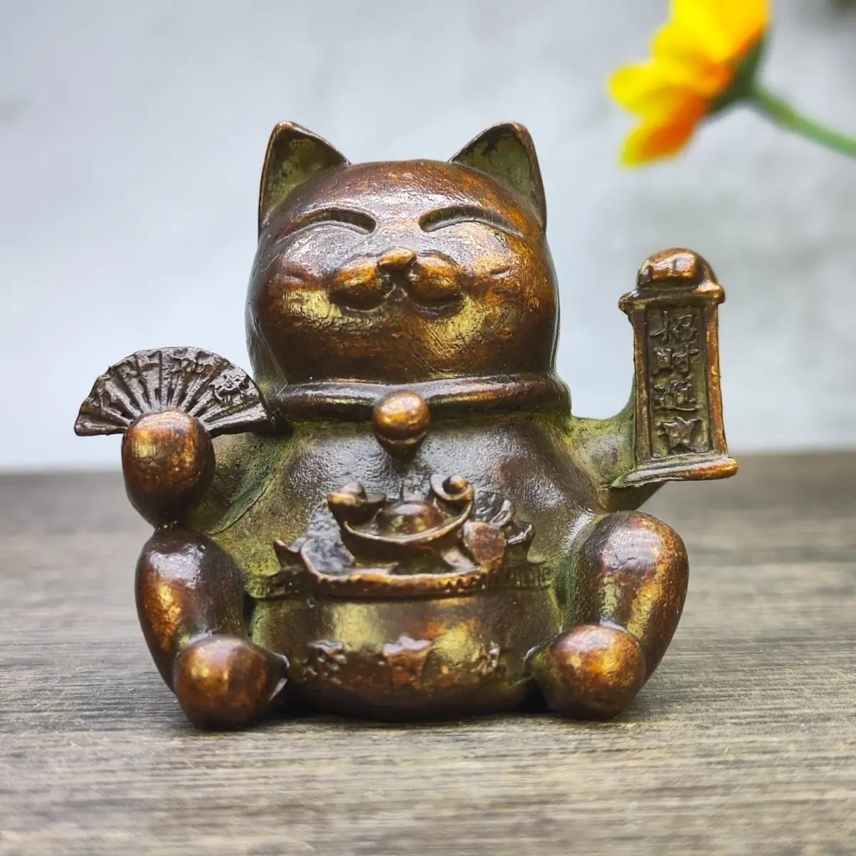 Lucky cat alloy living room store home opening checkout page decoration engraving small ornament craft gifts
Lucky cat alloy living room store home opening checkout page decoration engraving small ornament craft gifts