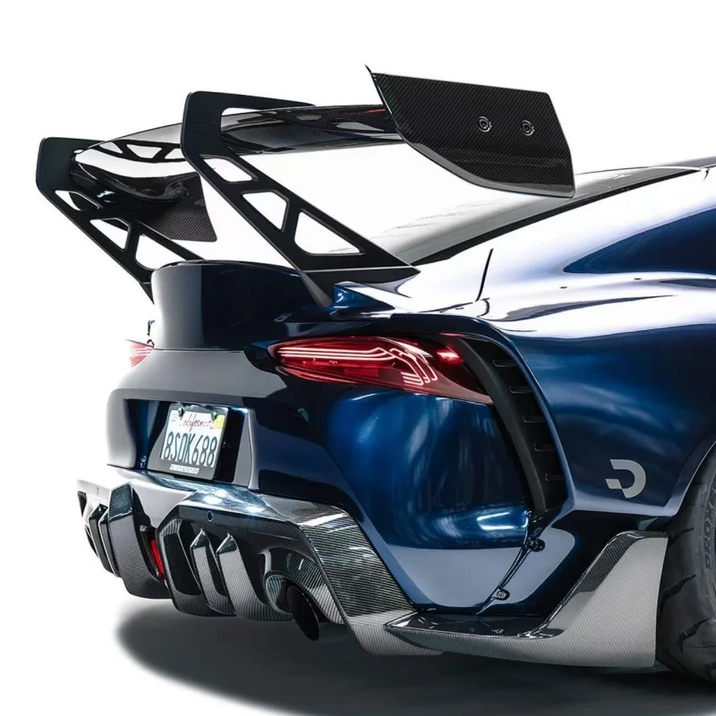 Suitable for Toyota Supra MKV A90/A91 modification and upgrade to AR-style V3 dry carbon fiber bracket rear spoiler
Suitable for Toyota Supra MKV A90/A91 modification and upgrade to AR-style V3 dry carbon fiber bracket rear spoiler