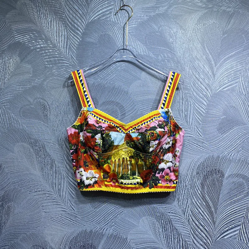 100% Cotton Retro Printing Camisole Summer Women Short Spaghetti Strap Beach Holiday Laptops
100% Cotton Retro Printing Camisole Summer Women Short Spaghetti Strap Beach Holiday Laptops