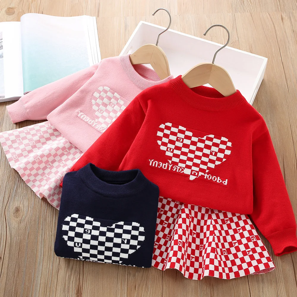 Girls Woolen Jersey Clothing Sets Spring Autumn 2024 Children Knitted Sweaters Skirts 2pcs Dress Suit For Baby Outfits Kids 5 6Y
Girls Woolen Jersey Clothing Sets Spring Autumn 2024 Children Knitted Sweaters Skirts 2pcs Dress Suit For Baby Outfits Kids 5 6Y