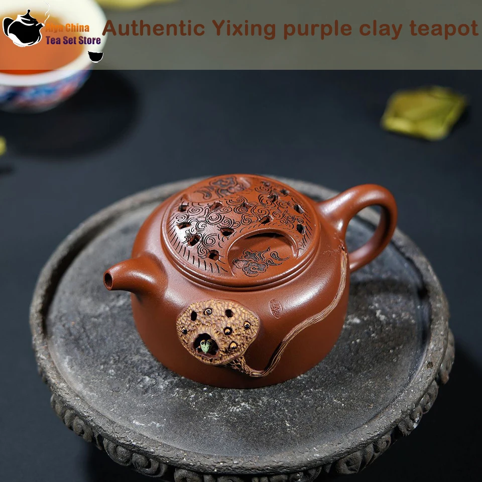 Yixing semi handmade purple clay teapot, original ore, purple clay, cow lid, lotus seed, Kung Fu teapot, Chinese tea set
Yixing semi handmade purple clay teapot, original ore, purple clay, cow lid, lotus seed, Kung Fu teapot, Chinese tea set