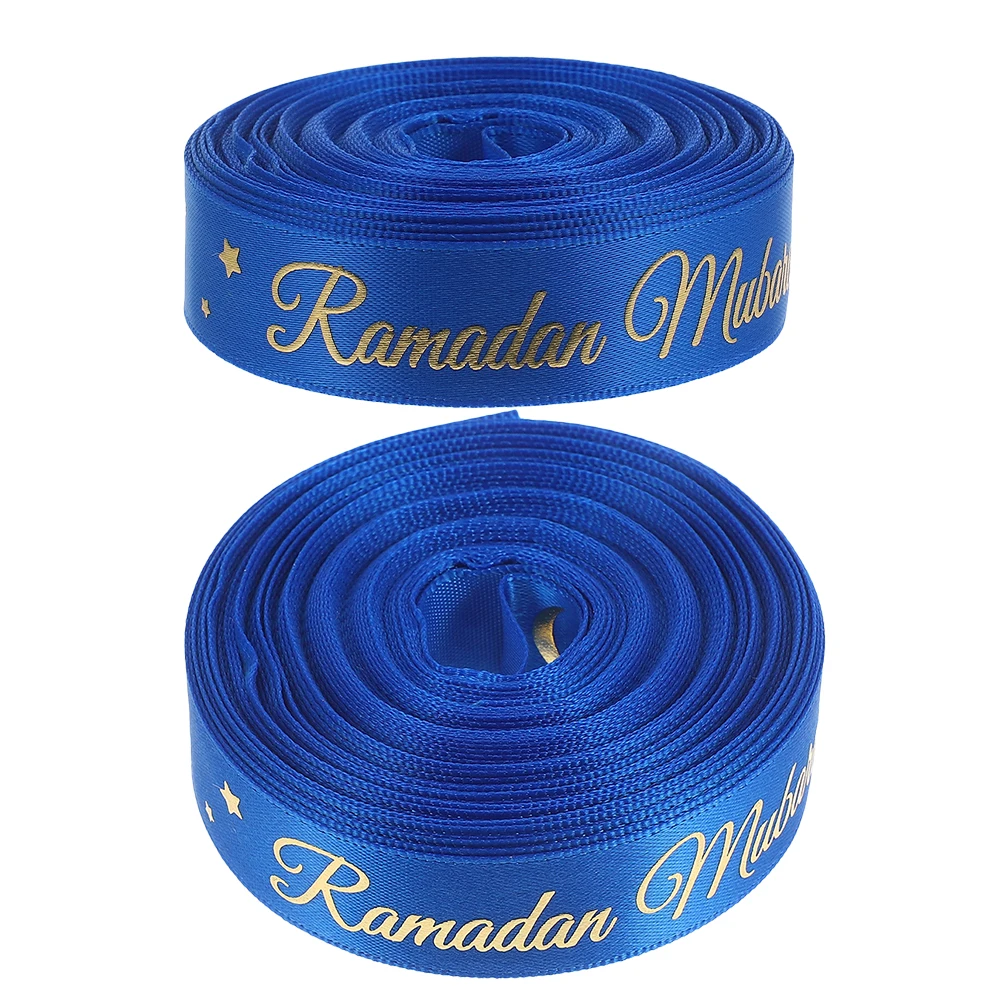 2pcs Gift Packing Ribbon Elegant Islamic Muslim Party Favor Eid Mubarak Decorations Polyester Ribbon Holiday Wedding Birthday
2pcs Gift Packing Ribbon Elegant Islamic Muslim Party Favor Eid Mubarak Decorations Polyester Ribbon Holiday Wedding Birthday