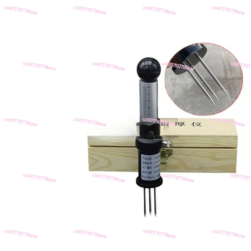 Three-needle Thickness Gauge Plastic Track Thickness Rubber Measurement of Sports Track and Field Venues
Three-needle Thickness Gauge Plastic Track Thickness Rubber Measurement of Sports Track and Field Venues