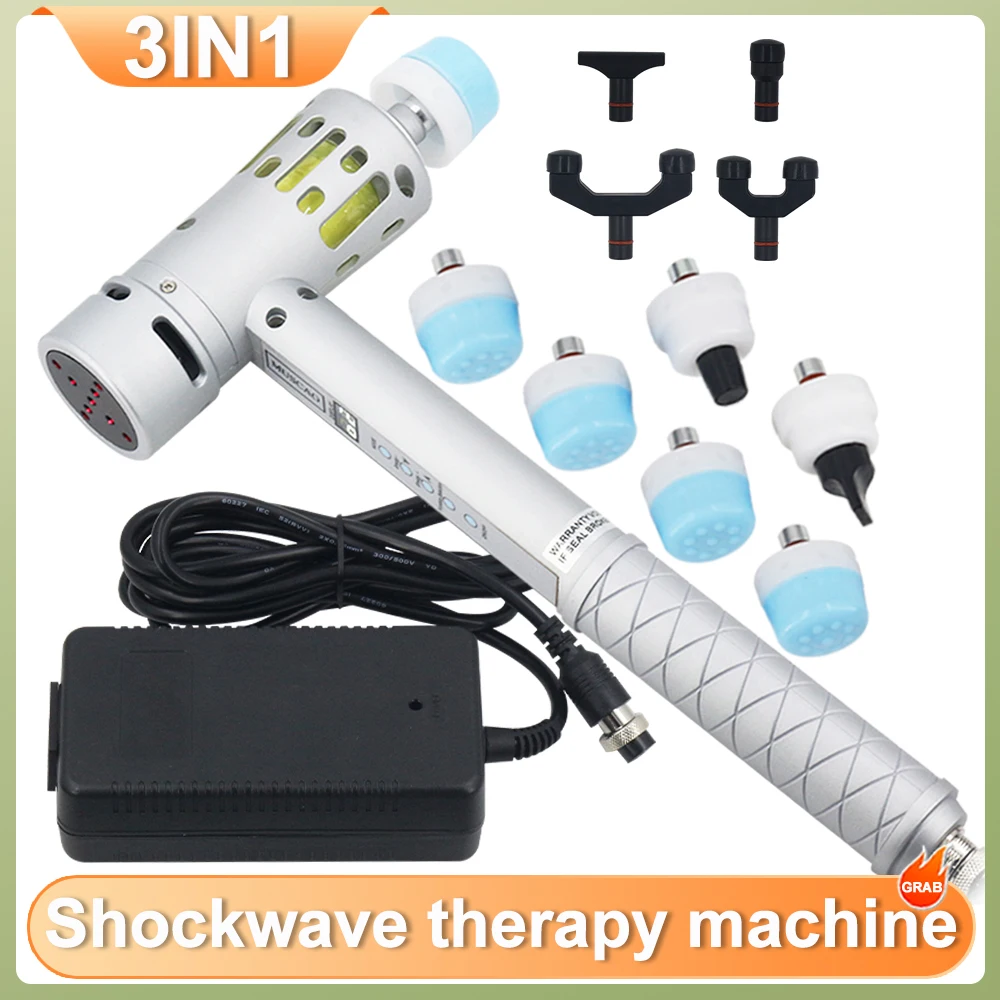 3 IN 1 Shock Wave Therapy Machine Chiropractic Tools ED Treatment Body Pain Relief Massager Shockwave Effective Professional New
3 IN 1 Shock Wave Therapy Machine Chiropractic Tools ED Treatment Body Pain Relief Massager Shockwave Effective Professional New