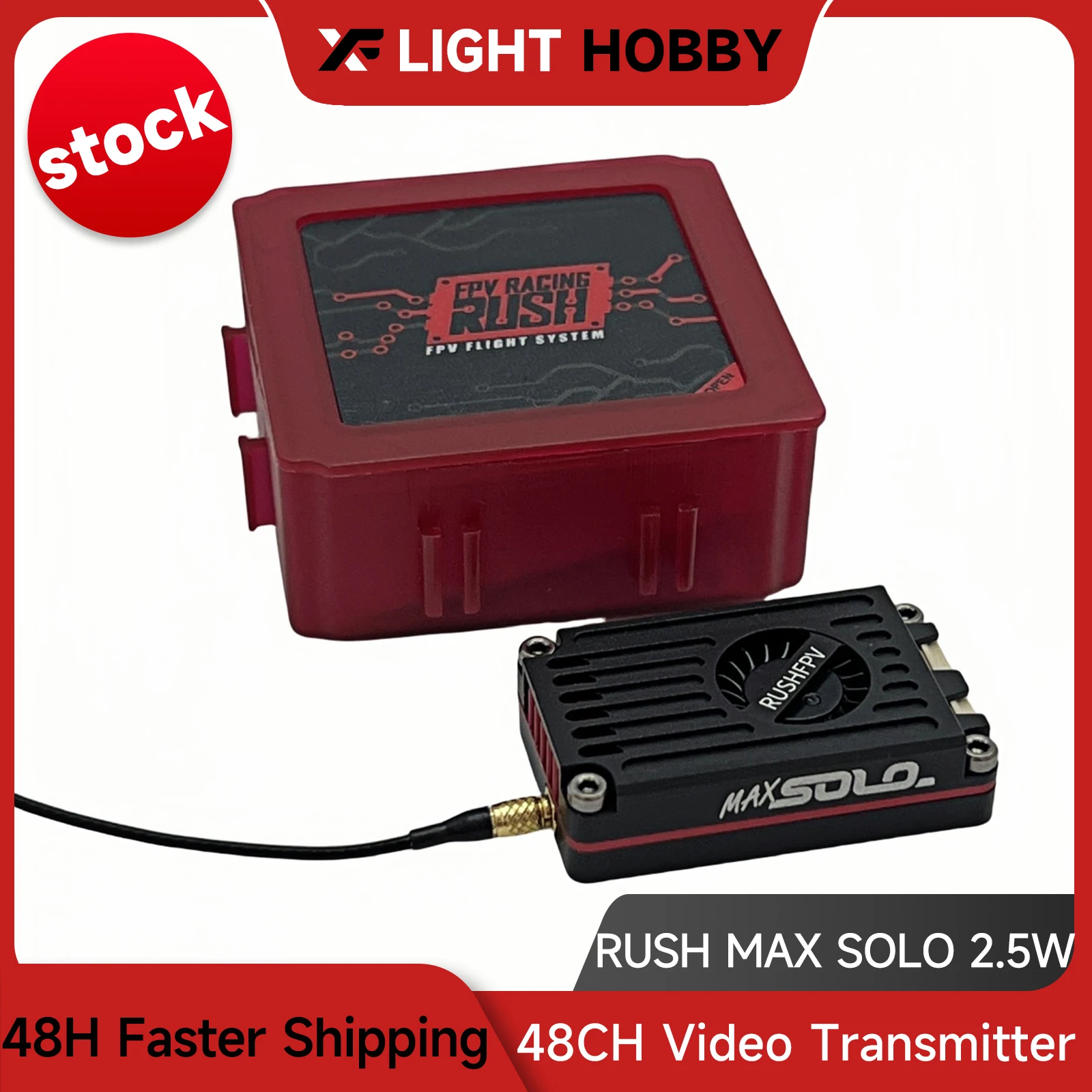 RUSH TANK MAX SOLO VTX 2.5W 5.8G FPV Video Transmitter CNC Shell Long Range for RC Drone MultiRotor FPV Racing 
RUSH TANK MAX SOLO VTX 2.5W 5.8G FPV Video Transmitter CNC Shell Long Range for RC Drone MultiRotor FPV Racing