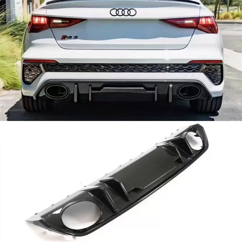 For Audi RS3 2022-2024 Real Dry Carbon Fiber Car Rear Bumper Lip Diffuser Splitters Spoiler Back Car Accessories Body Kit
For Audi RS3 2022-2024 Real Dry Carbon Fiber Car Rear Bumper Lip Diffuser Splitters Spoiler Back Car Accessories Body Kit