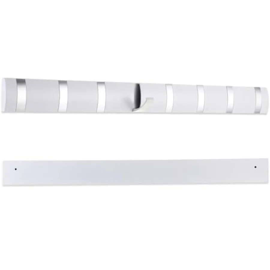 8 Hooks Large Wall Mounted Coat Rack, Floating Rack with Retractable Hook, Door Wall Coat Aluminum Space Saving Hangers for Ent
8 Hooks Large Wall Mounted Coat Rack, Floating Rack with Retractable Hook, Door Wall Coat Aluminum Space Saving Hangers for Ent