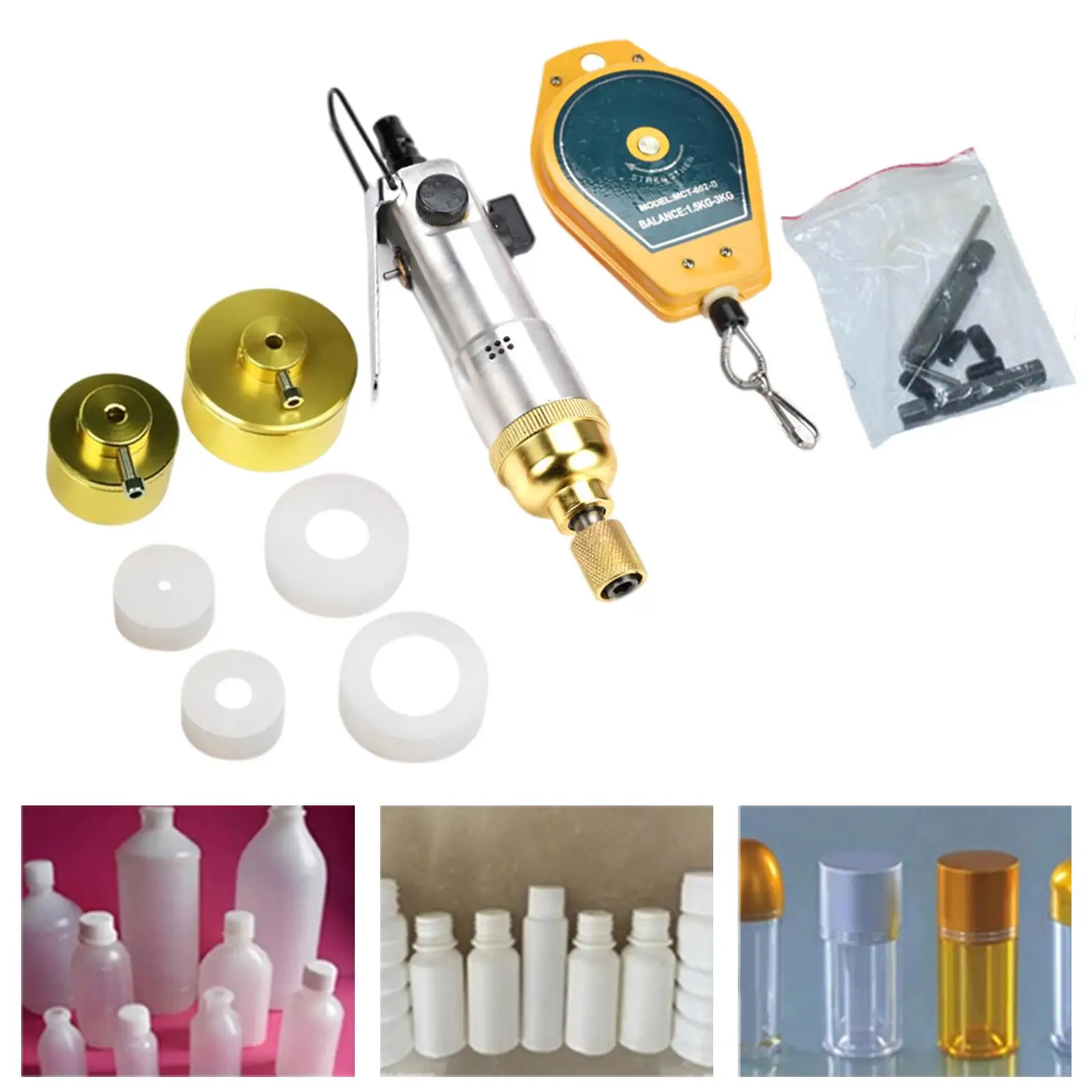 Handheld Bottle Capping Machine for Bottle Screw Capper Sealer
Handheld Bottle Capping Machine for Bottle Screw Capper Sealer