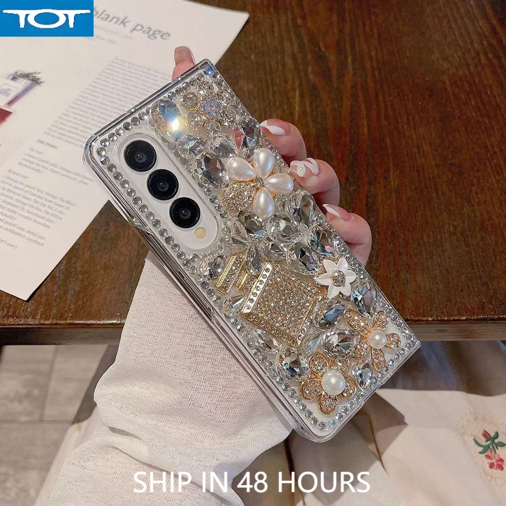 Luxury Bling Rhinestone Perfume Bottle Phone Cover Clear PC Case For Samsung Z Fold 6 5 4 3 2 Ca
Luxury Bling Rhinestone Perfume Bottle Phone Cover Clear PC Case For Samsung Z Fold 6 5 4 3 2 Ca