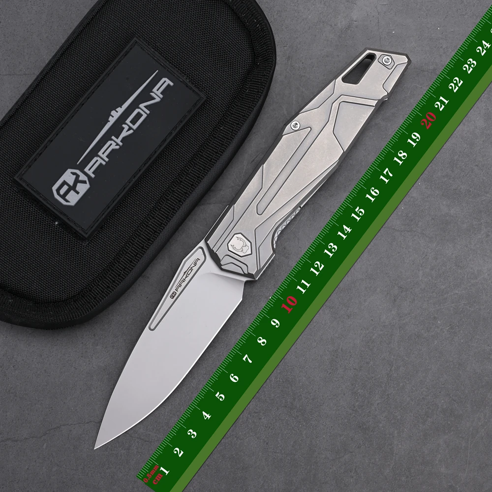 AARKONA Buran Folding Knife M390 Drop Point Blade, Lava Flow FatCarbon Handles Pocket Tactics Outdoor Hunting Camping Tools
AARKONA Buran Folding Knife M390 Drop Point Blade, Lava Flow FatCarbon Handles Pocket Tactics Outdoor Hunting Camping Tools