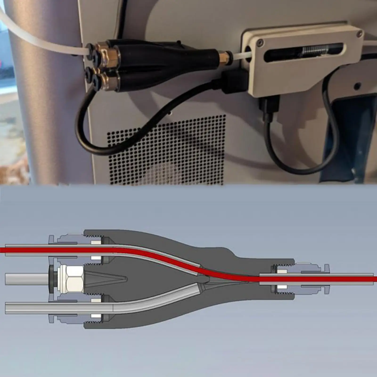 Адаптер из ПТФЭ Соединитель трубки Ams Прочные профессиональные детали 3D-принтера Соединитель трубки Ams Прочный Простота установки
Адаптер из ПТФЭ Соединитель трубки Ams Прочные профессиональные детали 3D-принтера Соединитель трубки Ams Прочный Простота установки