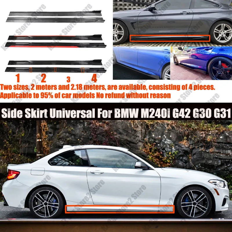 FOR BMW M240i G42 G30 G31 2M Car Side Skirt Extension Plate Lip Separator Bumper 2.18M Racing Side Spoiler Universal Car Side
FOR BMW M240i G42 G30 G31 2M Car Side Skirt Extension Plate Lip Separator Bumper 2.18M Racing Side Spoiler Universal Car Side