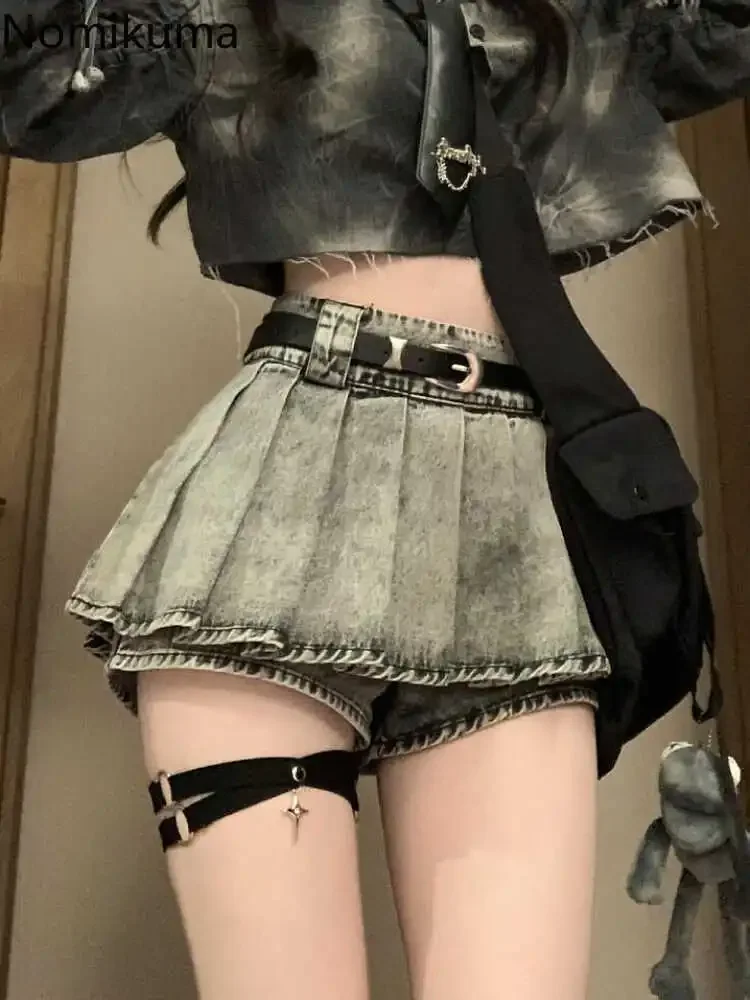 Denim Women Shorts Skirts High Waist Bodycon Sexy Jupe Streetwear Fashion Saia Bodycon Mini Y2k Skirt 2025 Faldas Mujer De Moda
Denim Women Shorts Skirts High Waist Bodycon Sexy Jupe Streetwear Fashion Saia Bodycon Mini Y2k Skirt 2025 Faldas Mujer De Moda