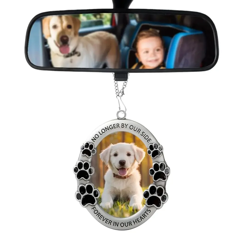 Pet Memorial Car Hanging Ornament – Photo Frame for Rearview Mirror Decor, Tribute to Lost Pet, Forever in Our Hearts Keepsak
Pet Memorial Car Hanging Ornament – Photo Frame for Rearview Mirror Decor, Tribute to Lost Pet, Forever in Our Hearts Keepsak