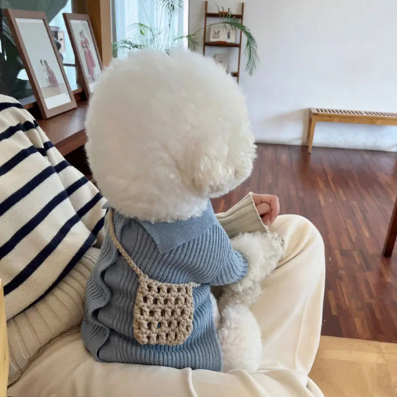 Puppy Backpack Clothes Solid Color Pet Sweater Autumn and Winter Dog Cardigan Teddy Comfortable Warm Clothing XS-XL
Puppy Backpack Clothes Solid Color Pet Sweater Autumn and Winter Dog Cardigan Teddy Comfortable Warm Clothing XS-XL