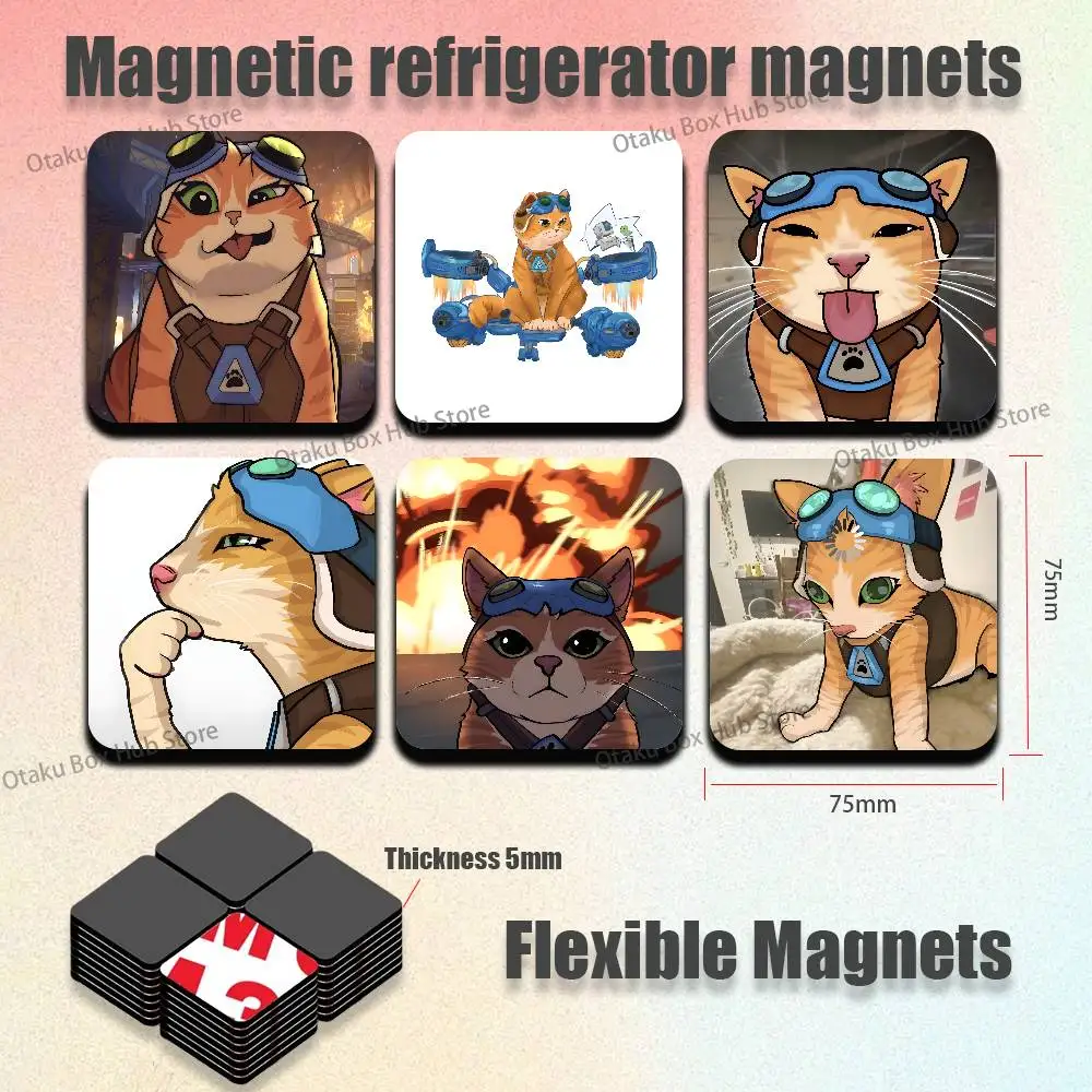 Game O-Over-watch Jetpack cat Refrigerator Magnets Cute Cartoon Magnetic Personality Decorations Creative Gifts
Game O-Over-watch Jetpack cat Refrigerator Magnets Cute Cartoon Magnetic Personality Decorations Creative Gifts