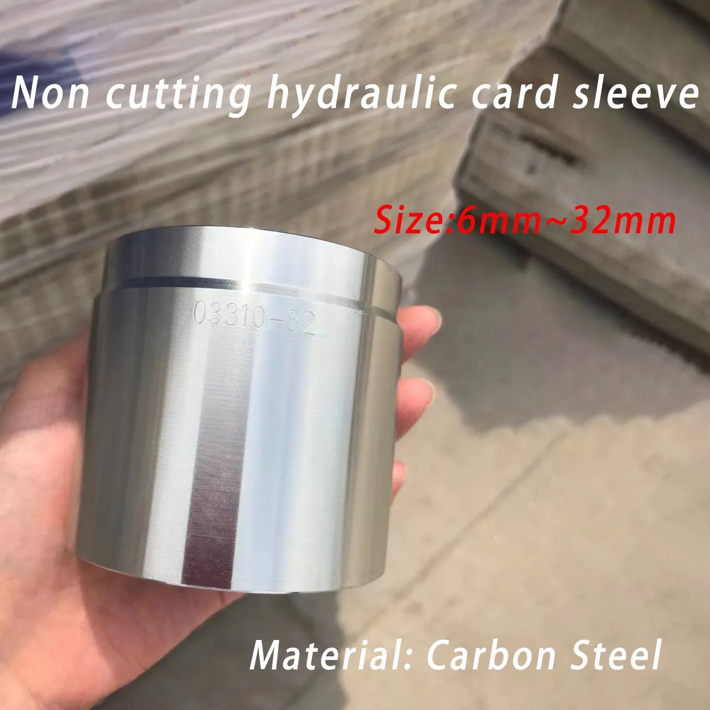Hydraulic Hose Ferrule 2PCS Steel Crimp Sleeve No Skiving 6mm-32mm Compression Hose End Fitting for High Pressure Hose
Hydraulic Hose Ferrule 2PCS Steel Crimp Sleeve No Skiving 6mm-32mm Compression Hose End Fitting for High Pressure Hose
