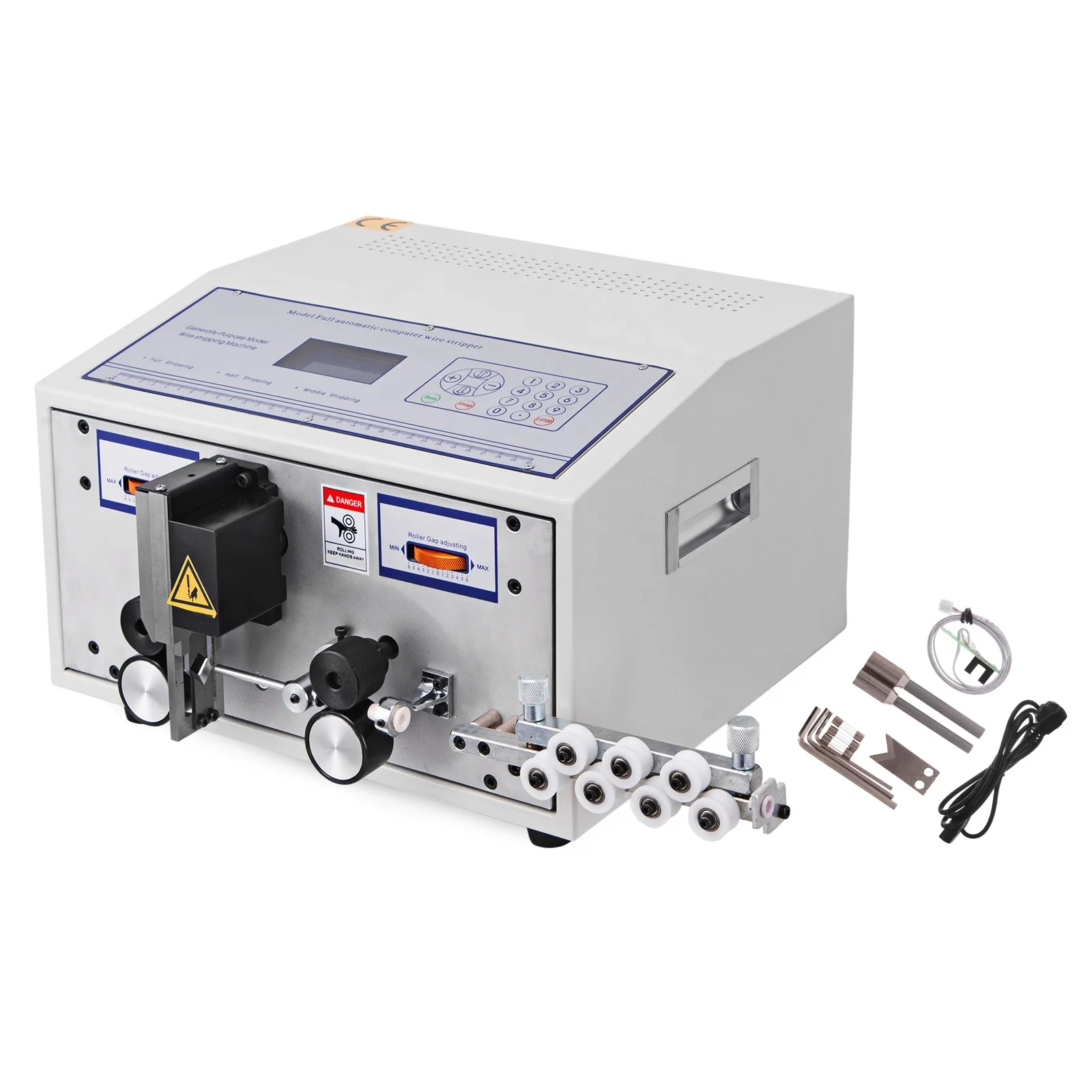 2.5mm2 Automatic Wire Cutting and Stripping Machine , Copper Cable Wire Cutter and Stripper Machine for Wire Harness
2.5mm2 Automatic Wire Cutting and Stripping Machine , Copper Cable Wire Cutter and Stripper Machine for Wire Harness