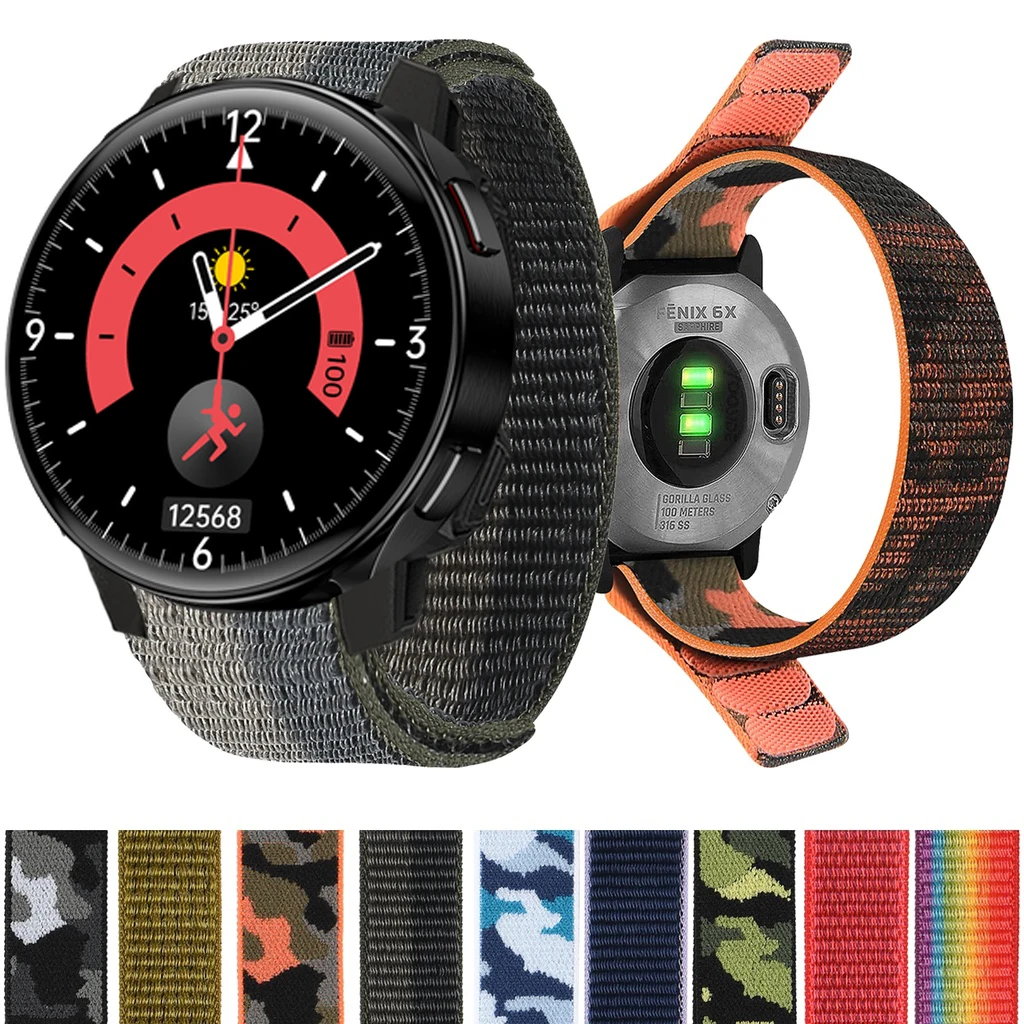 Strap for Samsung Galaxy Watch 5 Pro 4 6 Smart Watch Nylon Loop Strap 22mm Qucik Fit Band Adjustable Bracelet Correa Accessories
Strap for Samsung Galaxy Watch 5 Pro 4 6 Smart Watch Nylon Loop Strap 22mm Qucik Fit Band Adjustable Bracelet Correa Accessories