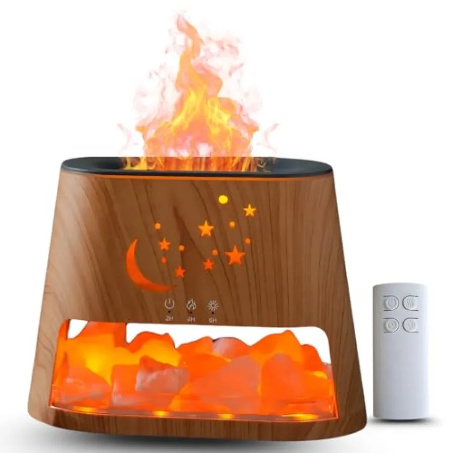 Essentail Oil Diffuser with Remote and Multi Colour, Himalayan Salt Diffuser, Cold Mist Humidifier, Aromatherapy, 100% Pure Him
Essentail Oil Diffuser with Remote and Multi Colour, Himalayan Salt Diffuser, Cold Mist Humidifier, Aromatherapy, 100% Pure Him