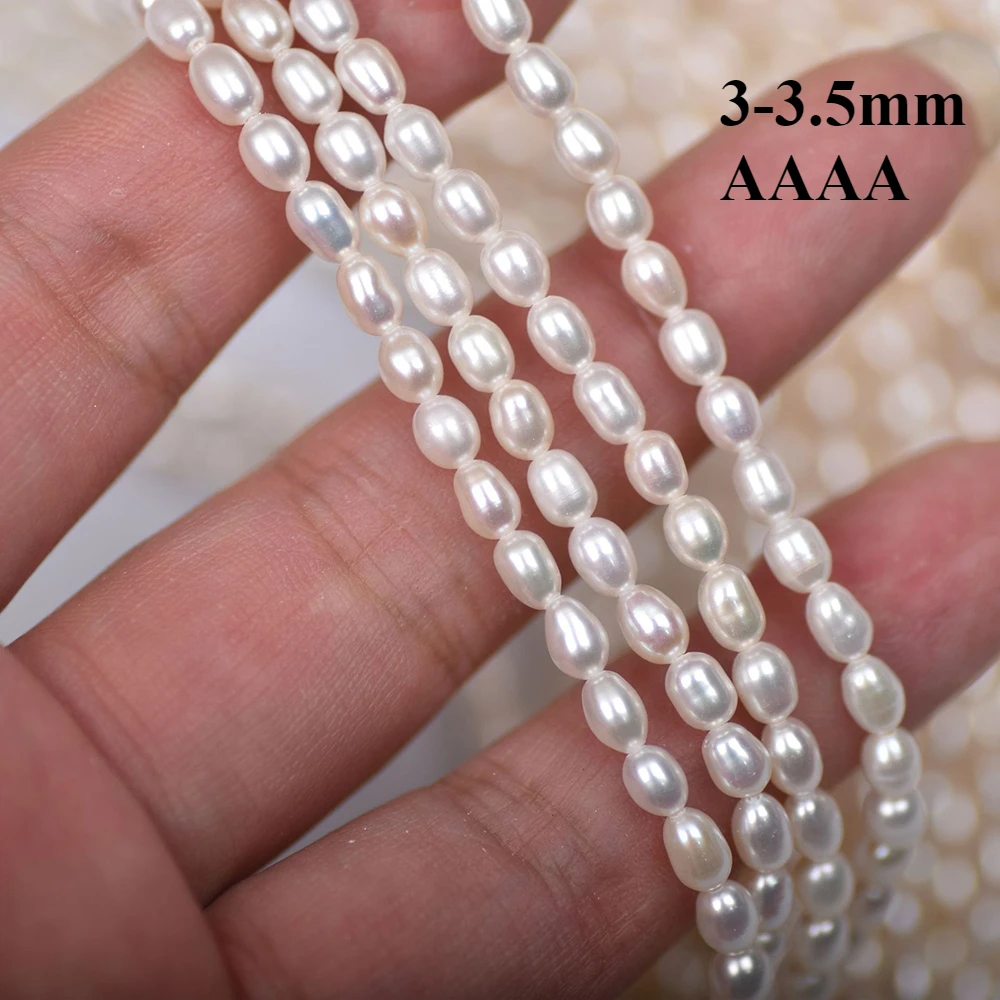 3-3.5mm 4A Natural 100% Freshwater White Rice High Quality Bead Pearl Fine Gift Jewelry Make DIY Necklace Bracelet Accessories
3-3.5mm 4A Natural 100% Freshwater White Rice High Quality Bead Pearl Fine Gift Jewelry Make DIY Necklace Bracelet Accessories