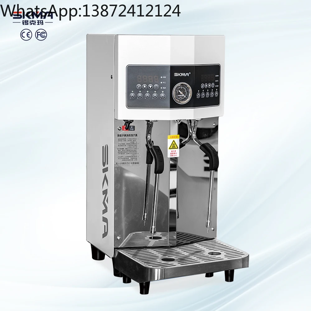 SKMA Coffee Shop Double Head Milk Foaming Machine Water Heater Boiler Coffee Juice Milk Frother Machine With Control Panel
SKMA Coffee Shop Double Head Milk Foaming Machine Water Heater Boiler Coffee Juice Milk Frother Machine With Control Panel