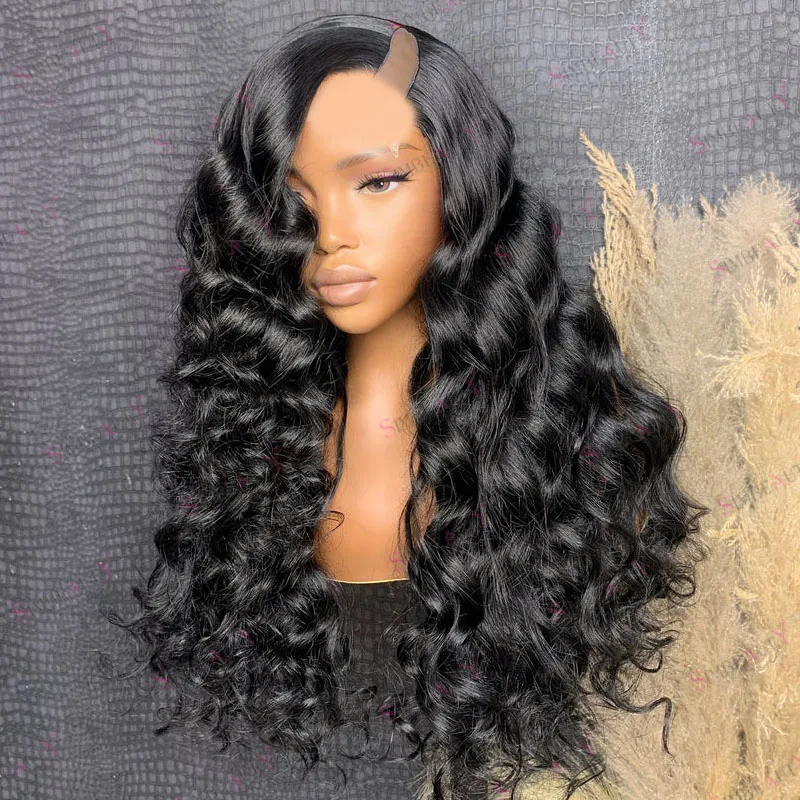 Super Long Jet Black #1 nprocessed Human Hair Cheapest Right U Part Wigs for Black Women Glueless Natural Loose Deep Wave Wigs
Super Long Jet Black #1 nprocessed Human Hair Cheapest Right U Part Wigs for Black Women Glueless Natural Loose Deep Wave Wigs