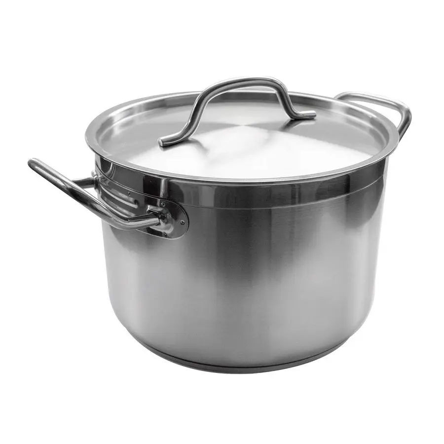 16 Qt Stainless Steel Stock Pot w Cover, silver, SPS16
16 Qt Stainless Steel Stock Pot w Cover, silver, SPS16