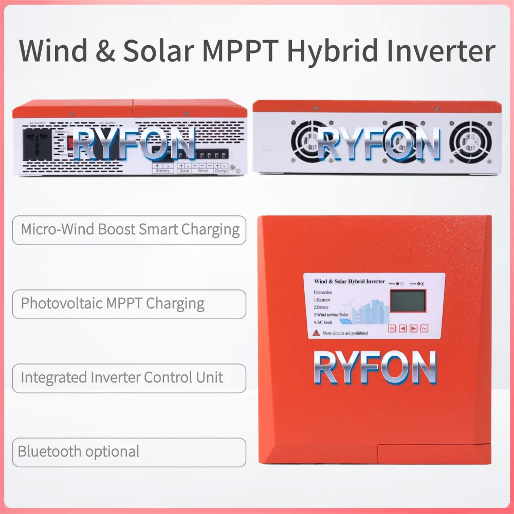 48V Integrated Inverter Control Unit Wind Power Hybrid Controller Wind Solar Hybrid Inverter 2KW 3KW 5KW 12V 24V With Dump Load
48V Integrated Inverter Control Unit Wind Power Hybrid Controller Wind Solar Hybrid Inverter 2KW 3KW 5KW 12V 24V With Dump Load