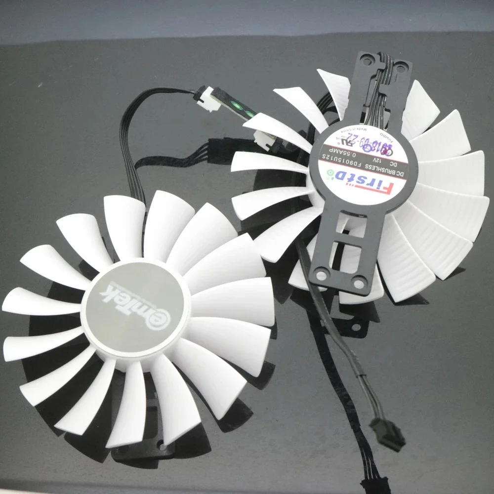 FD9015U12S DC12V 0.55A 88mm 4Pin 4Wire Video Fan For EMTEK GeForce GTX 1060 HV White MONSTER OC Graphics Card Cooling Fan
FD9015U12S DC12V 0.55A 88mm 4Pin 4Wire Video Fan For EMTEK GeForce GTX 1060 HV White MONSTER OC Graphics Card Cooling Fan