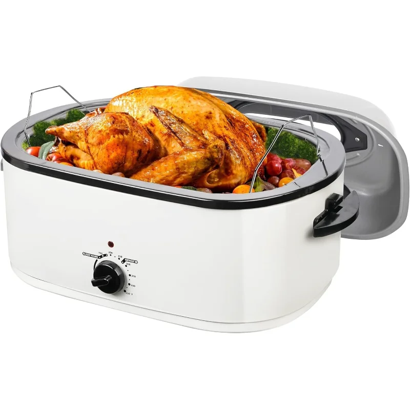 26QT Roaster Oven,3 in 1 Electric Roaster Oven with Thawing Heating Warm Function,Turkey Roaster Oven Buffet with Visual Self-Ba
26QT Roaster Oven,3 in 1 Electric Roaster Oven with Thawing Heating Warm Function,Turkey Roaster Oven Buffet with Visual Self-Ba