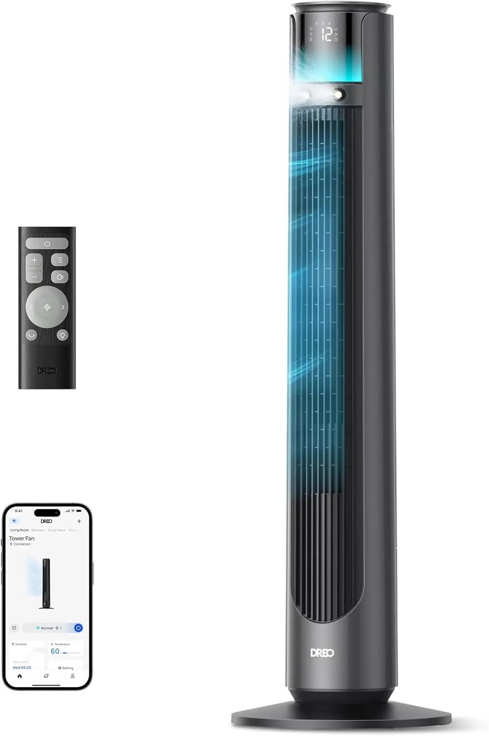 TurboCool Outdoor Misting Fan 711AS, 33 ft/s High Velocity, 12 Speeds, 4 Modes Smart Standing Floor Fan, 150° Customiz
TurboCool Outdoor Misting Fan 711AS, 33 ft/s High Velocity, 12 Speeds, 4 Modes Smart Standing Floor Fan, 150° Customiz