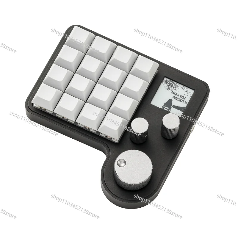 Second-generation 16-key Three-knob Custom Keyboard Designer Mechanical Keypad Programmable Three-mode
Second-generation 16-key Three-knob Custom Keyboard Designer Mechanical Keypad Programmable Three-mode
