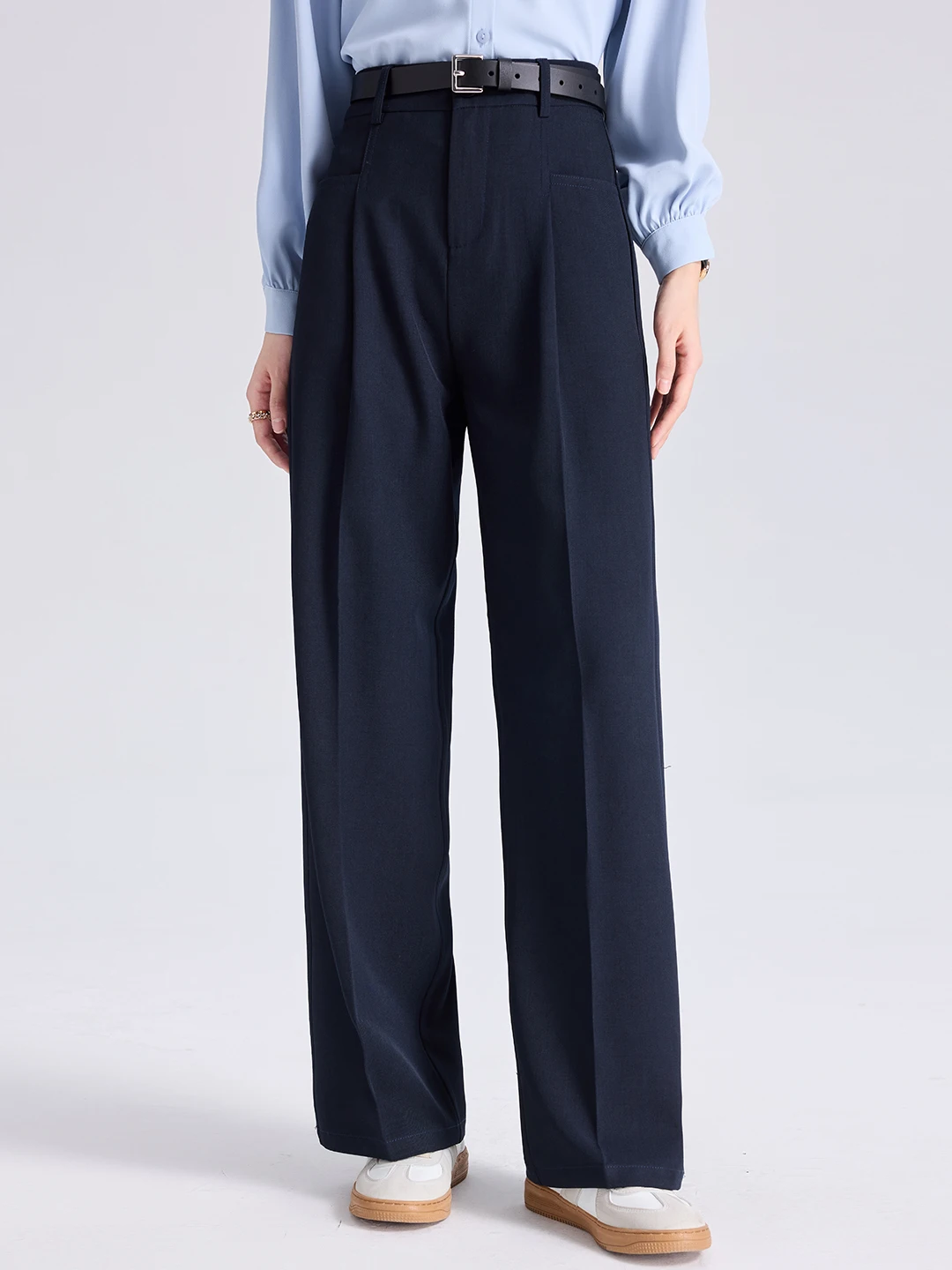 Elegant Professional Women's Suit Pants High Waist Wide Leg Formal Trousers for Commuting Slimming Straight Cut Office Wear
Elegant Professional Women's Suit Pants High Waist Wide Leg Formal Trousers for Commuting Slimming Straight Cut Office Wear