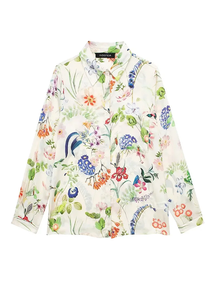 HH TRAF Vintage Floral Printed Lapel Blouse for Woman Casual Long Sleeve Single Breasted Loose Shirt Female Spring Fashion Tops
HH TRAF Vintage Floral Printed Lapel Blouse for Woman Casual Long Sleeve Single Breasted Loose Shirt Female Spring Fashion Tops