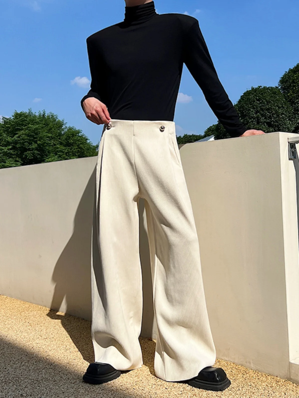 Autumn Winter Thi Wide Leg Pants Men Casual Soft Velvet Trousers Korean Sle Drapey Deconstructed Straight Cut Trousers
Autumn Winter Thi Wide Leg Pants Men Casual Soft Velvet Trousers Korean Sle Drapey Deconstructed Straight Cut Trousers