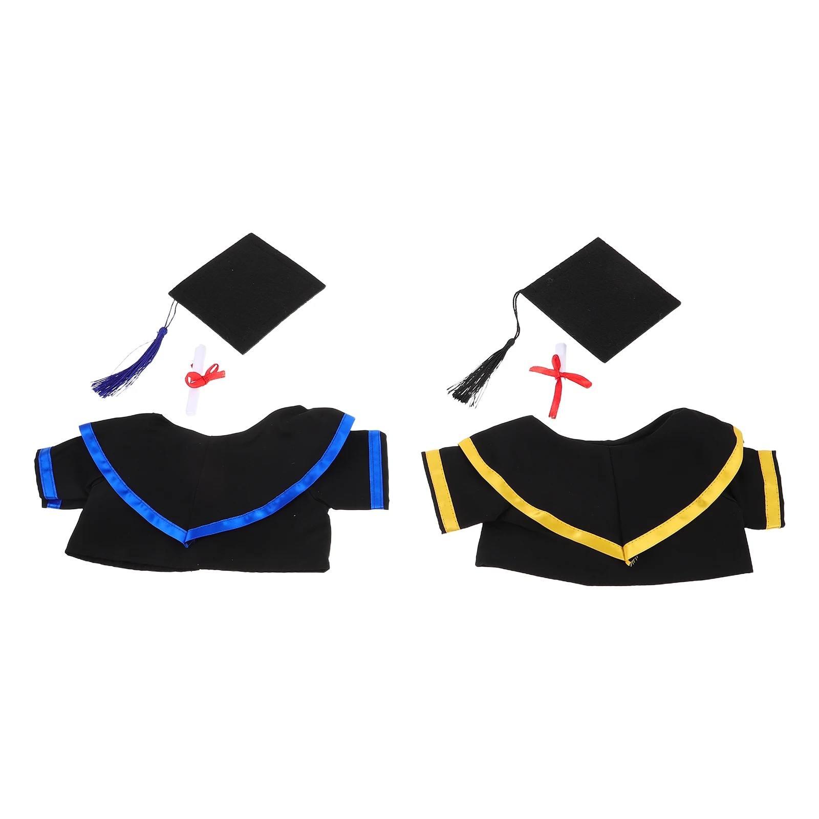 Graduation Bear Outfit 2 Sets Stuffed Animal Hat Collar Kit Replaceable Cloth Clothes Grad Accessories
Graduation Bear Outfit 2 Sets Stuffed Animal Hat Collar Kit Replaceable Cloth Clothes Grad Accessories