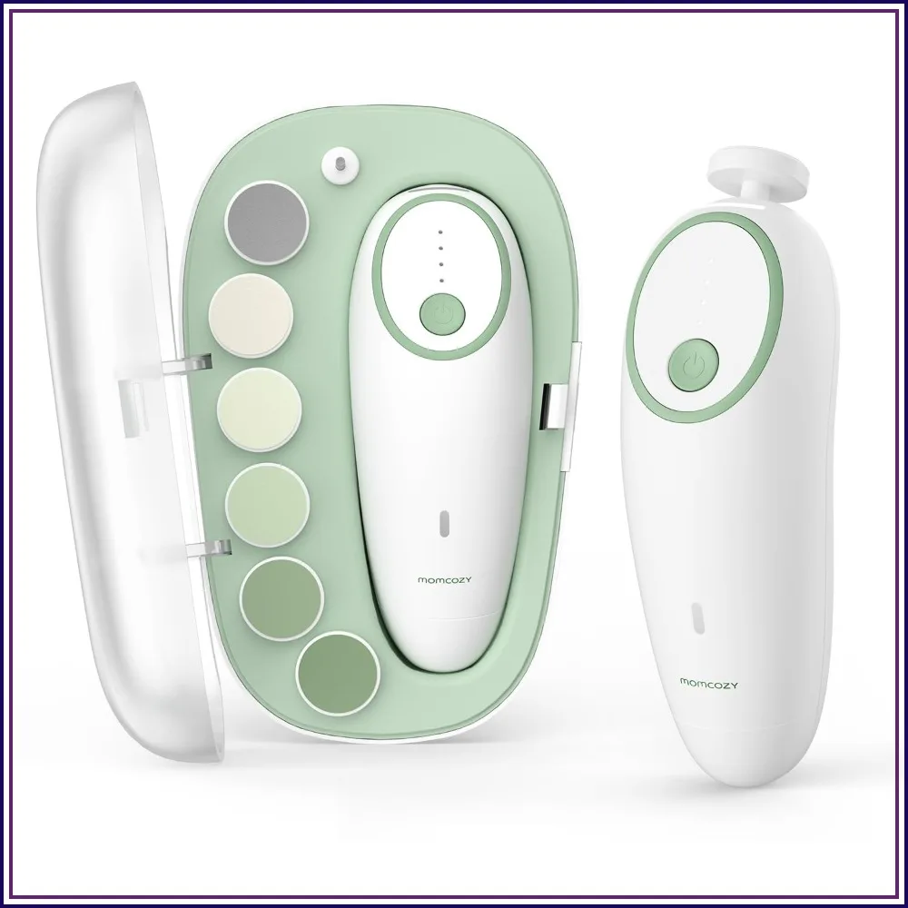Electric Baby Nail File, Gentle Trimmer with Night Light, 7 Grinding Heads
Electric Baby Nail File, Gentle Trimmer with Night Light, 7 Grinding Heads