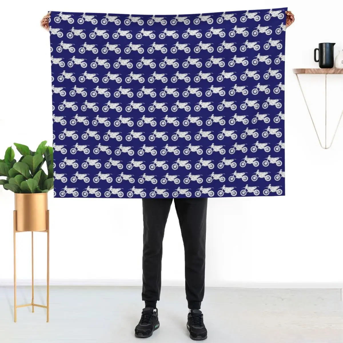 Dirt Bikes on Midnight Blue Throw Blanket Soft Bedroom Blanket for Night Sleeping
Dirt Bikes on Midnight Blue Throw Blanket Soft Bedroom Blanket for Night Sleeping