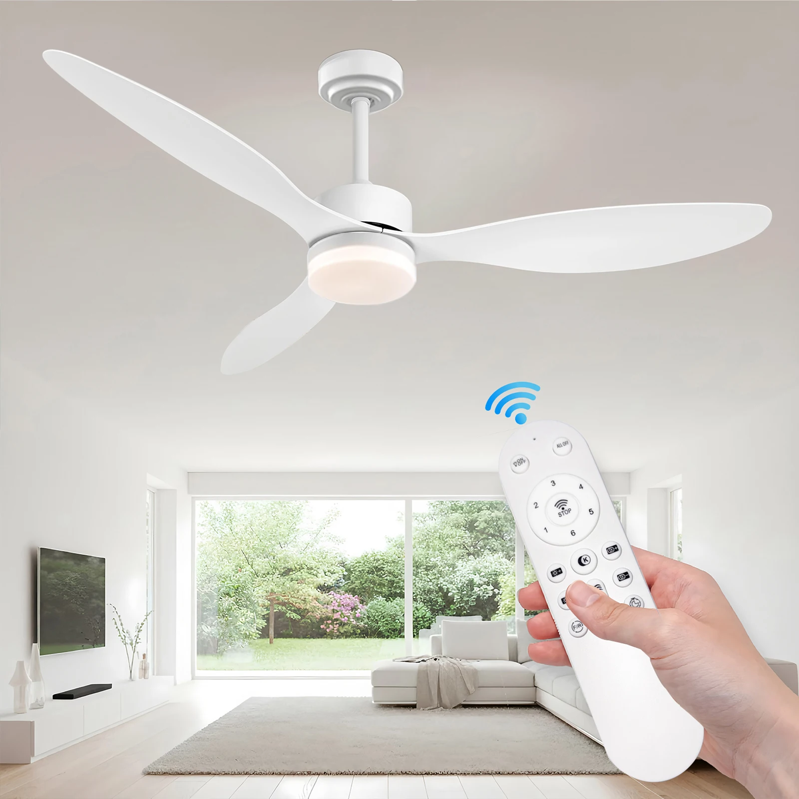 42/52 Inch Inverter Ceiling Fan with Light Silent Industrial Vintage Fan Lamp APP&Remote Control Living Room Office Large Fans
42/52 Inch Inverter Ceiling Fan with Light Silent Industrial Vintage Fan Lamp APP&Remote Control Living Room Office Large Fans