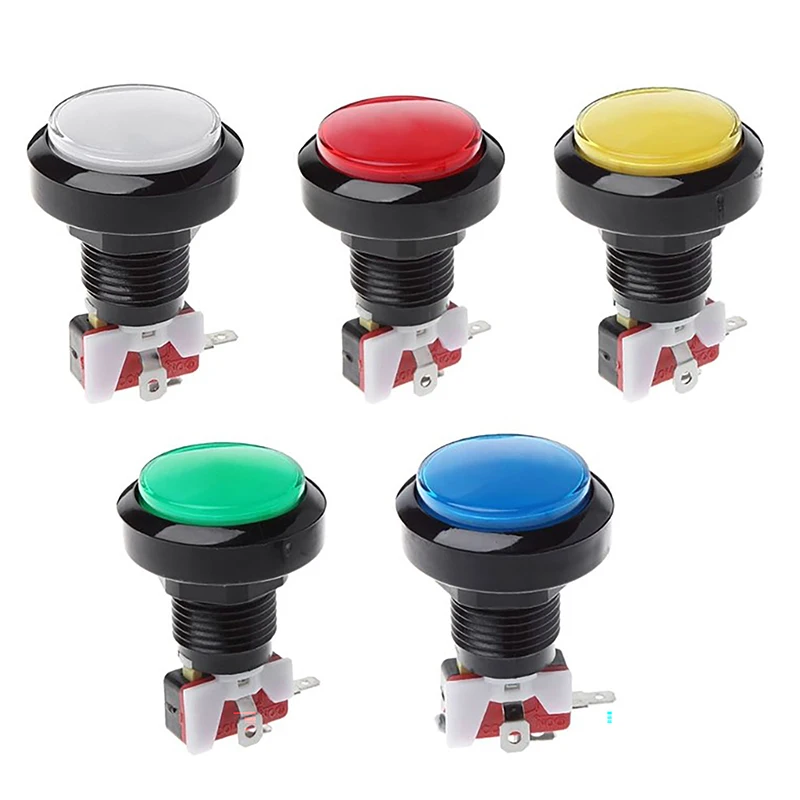 1PC Arcade Video Game Round Push Button LED Lighted Illuminated Lamp Micro Switch 12V Power Button Switch Set Automobile Parts
1PC Arcade Video Game Round Push Button LED Lighted Illuminated Lamp Micro Switch 12V Power Button Switch Set Automobile Parts