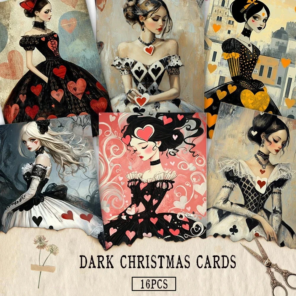 16pcs, Red Queen postcards, New Year gifts, Christmas gifts, living room decoration, bedroom decoration, high-quality cardstock
16pcs, Red Queen postcards, New Year gifts, Christmas gifts, living room decoration, bedroom decoration, high-quality cardstock
