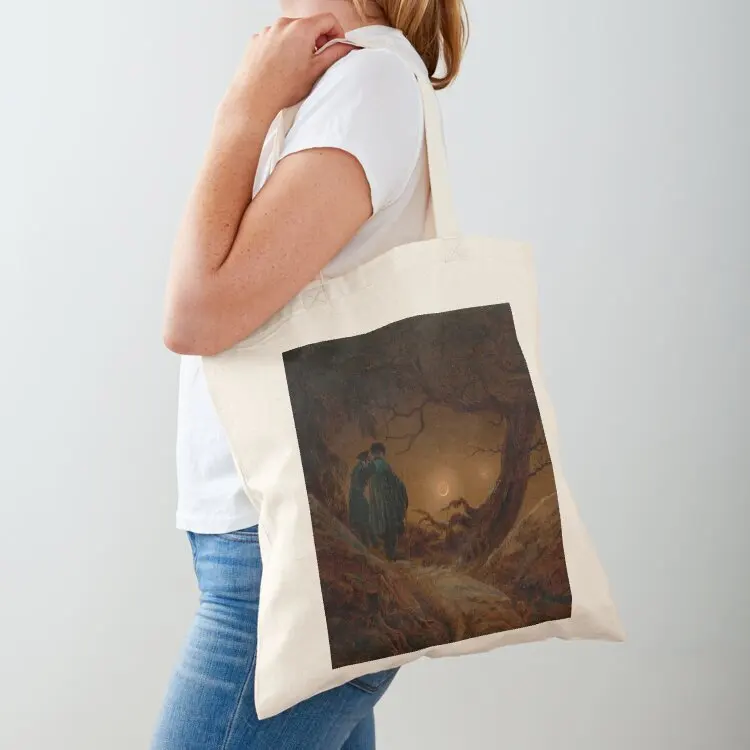 Two men contemplating the Moon (1819-1820) - Caspar David Friedrich Tote Bag shopping bag logo Big bag women
Two men contemplating the Moon (1819-1820) - Caspar David Friedrich Tote Bag shopping bag logo Big bag women