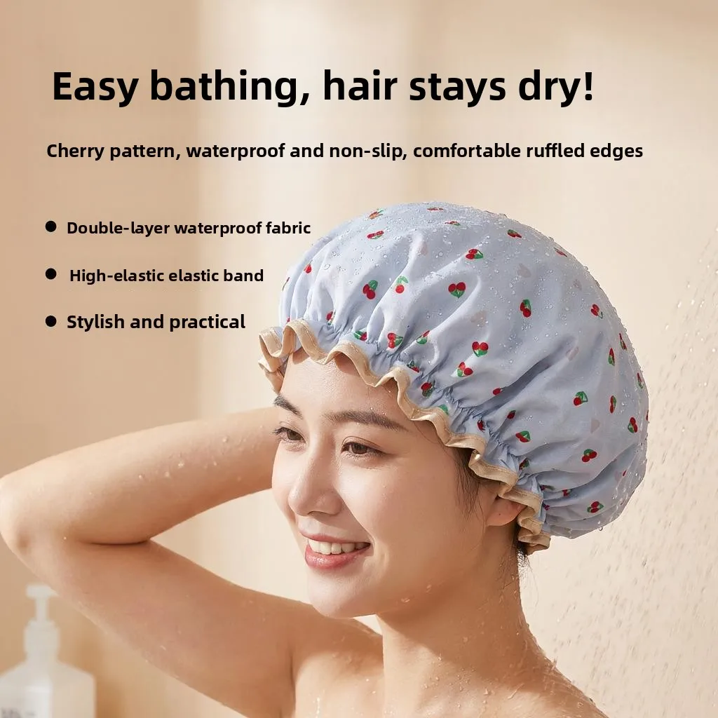 Women's Bath Cap Waterproof Oil Proof Double Layer Hair Mask Shower Cap Home Use Washing Hair Tool Household Clea...
Women's Bath Cap Waterproof Oil Proof Double Layer Hair Mask Shower Cap Home Use Washing Hair Tool Household Clea...